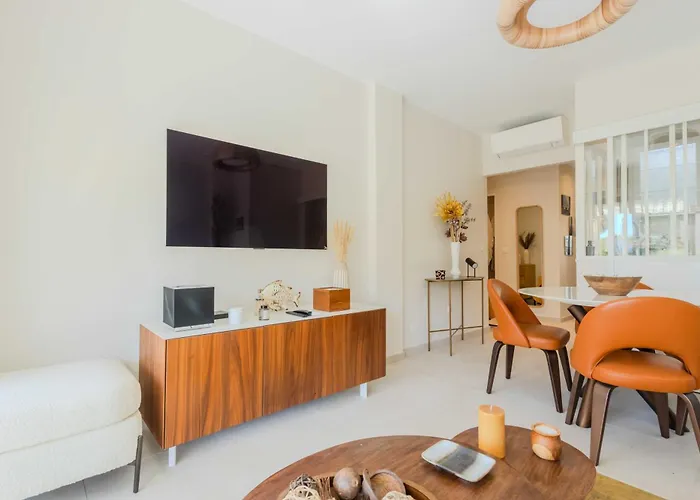 Appartement Bright A-c With Sea View - Antibes